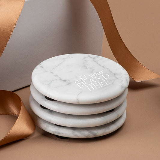 custom-branded-marble-drink-coasters-with-engraved-logo