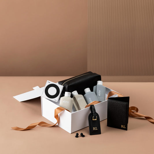 style-bundle-the-traveller-branded-gift-box-for-holidays-and-staff-leave-gifts-with-alive-body-travel-pack-and-loop-earplugs