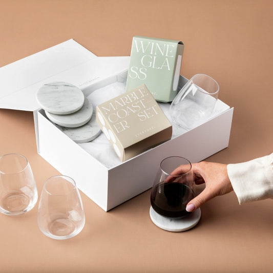 style-bundle-the-wine-time-classics-corporatte-gift-hamper-with-stemless-glasses-and-marble-coasters-engrave-with-logo
