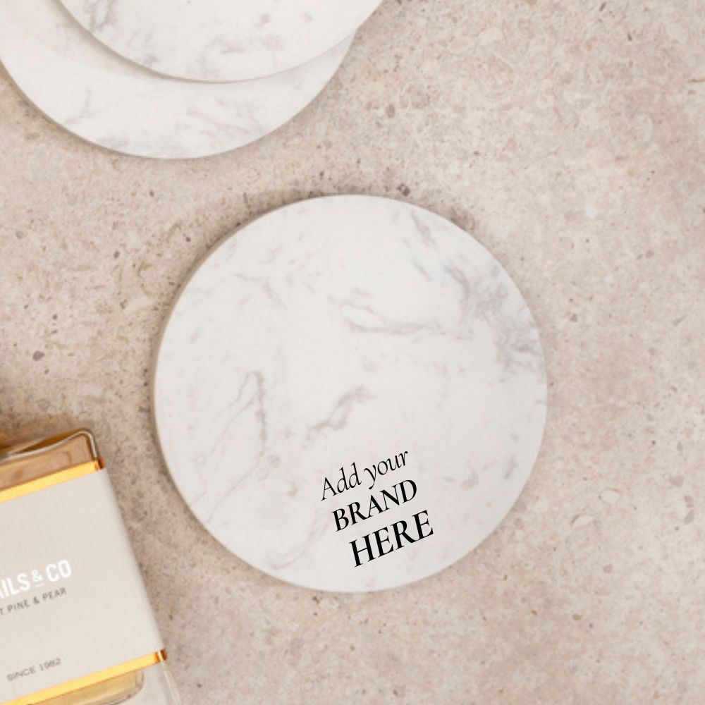 custom-branded-marble-drink-coasters-with-engraved-logo