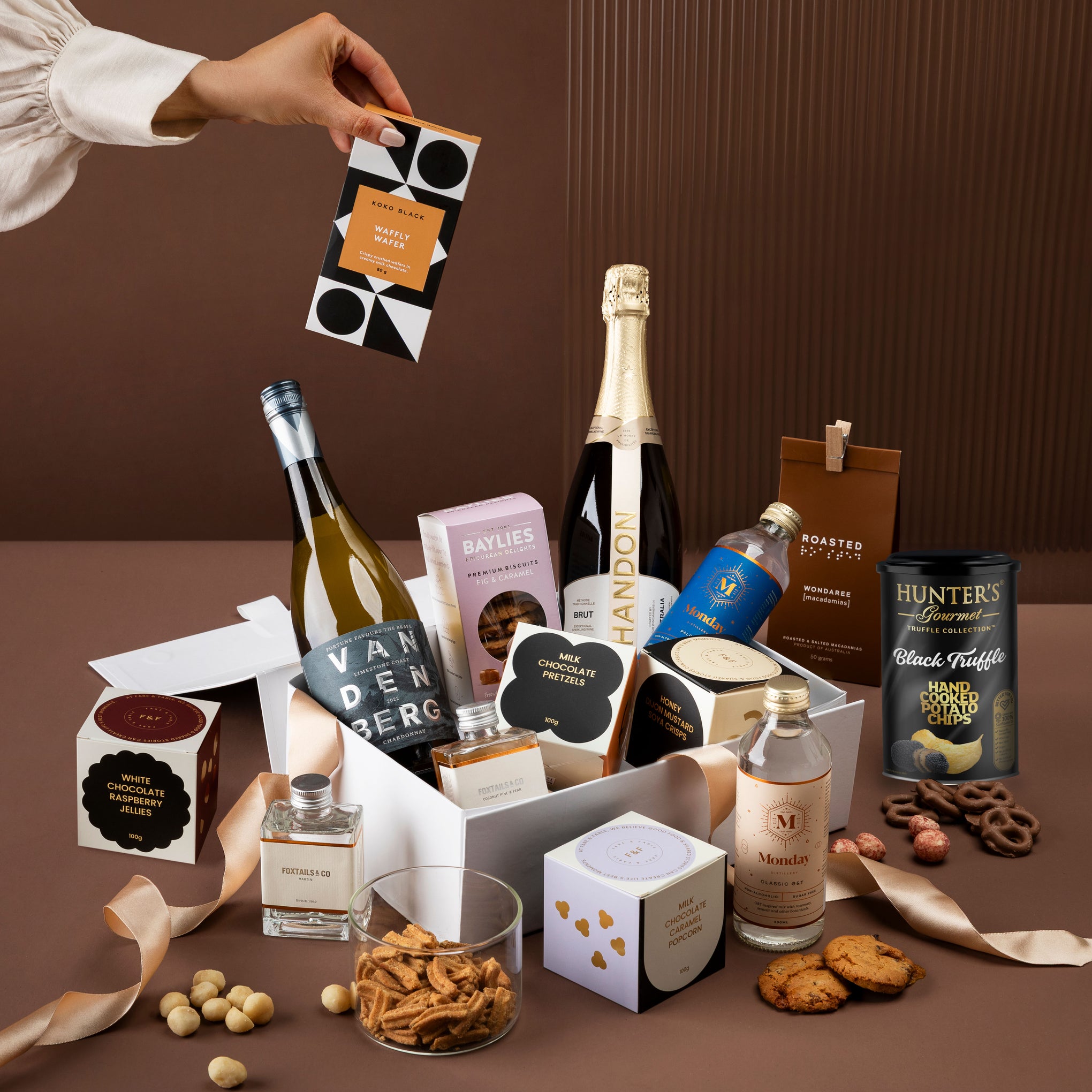 style-bundle-the-team-party-corporate-hampers-for-office-teams-with-snacks-and-chocolate-and-wine