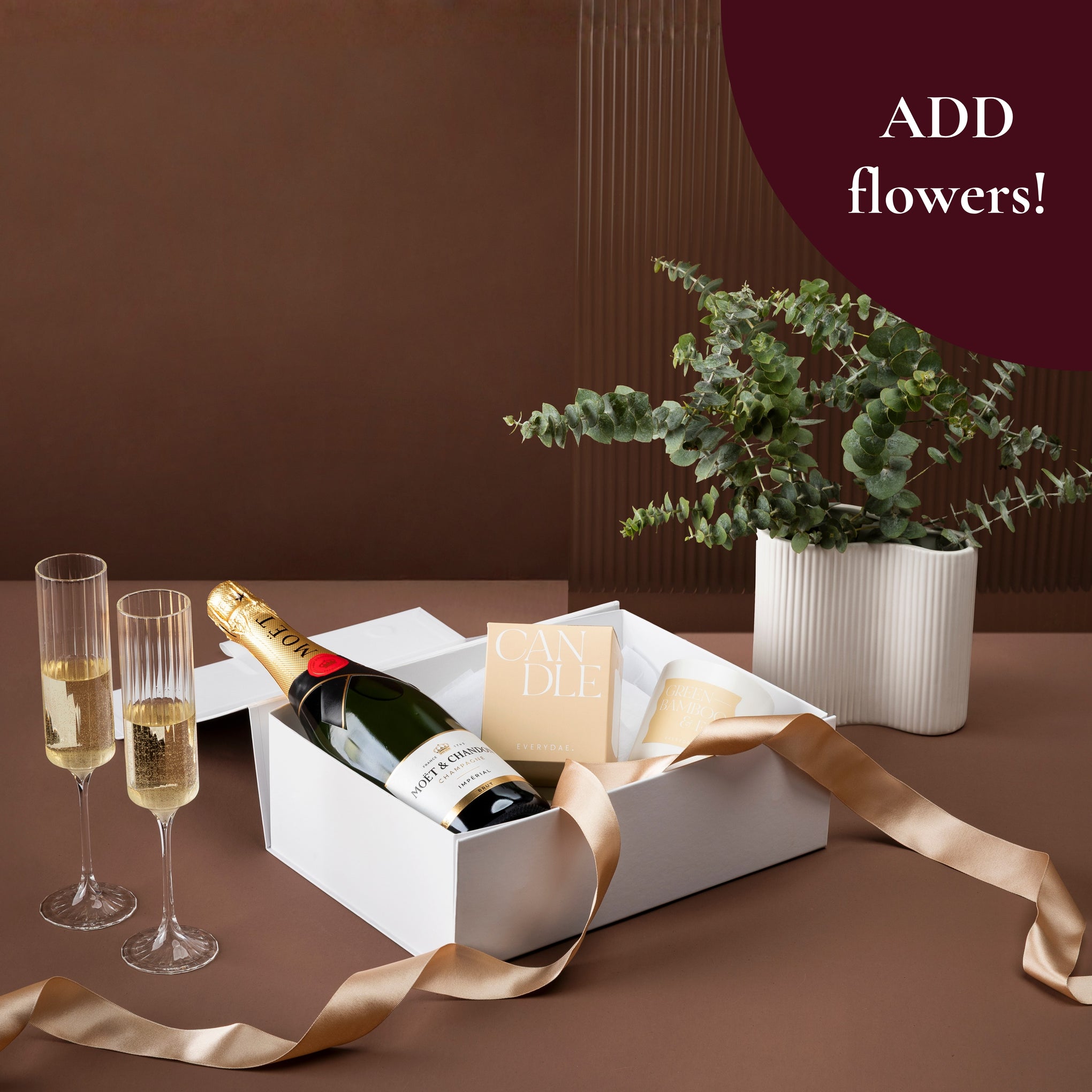 style-bundle-real-estate-settlement-gifts-just-sold-celebration-with-fluted-vase-and-moet-and-chandon