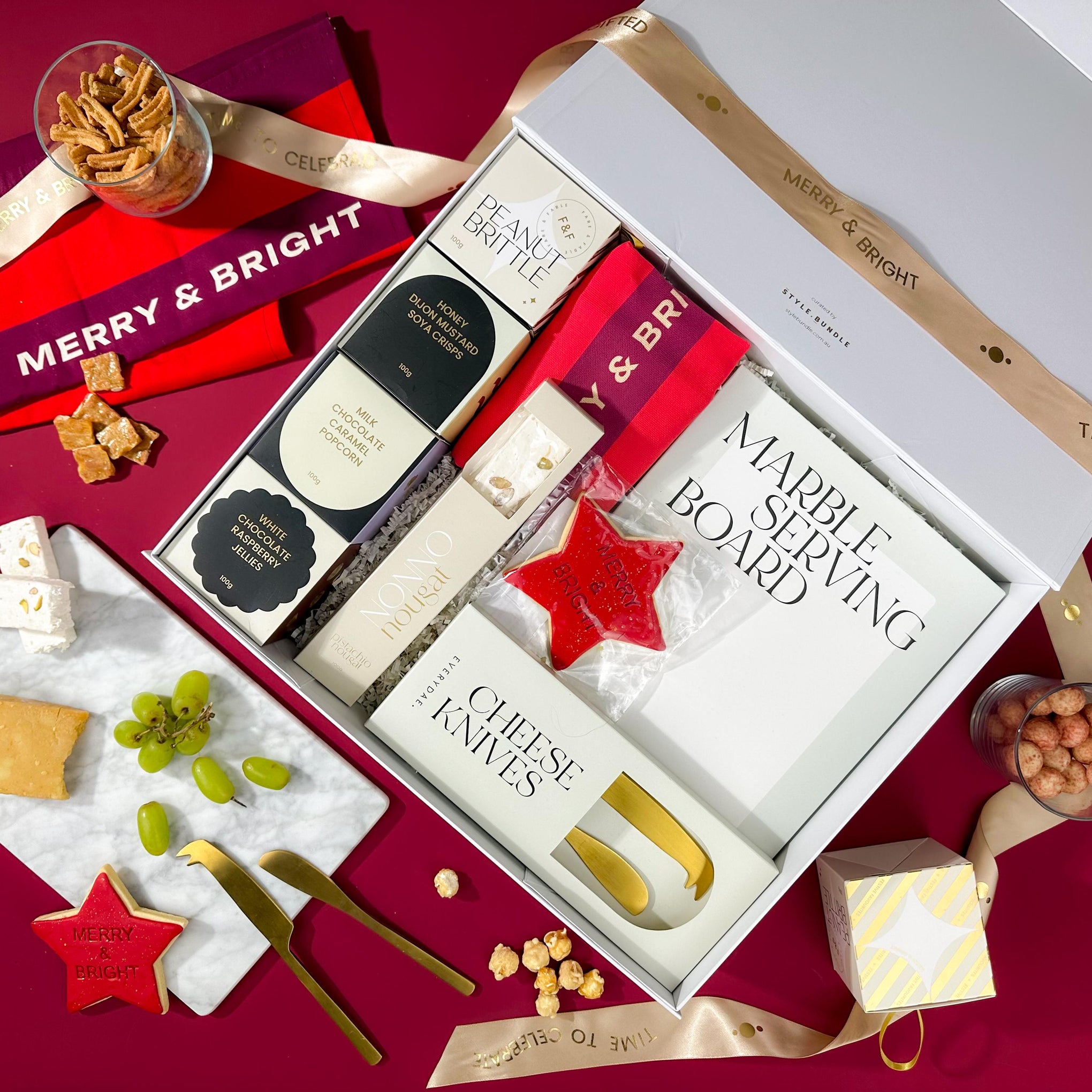 style-bundle-client-christmas-gift-ideas-merry-marble-and-treats-with-marble-serving-board-and-christmas-cookie-and-treats