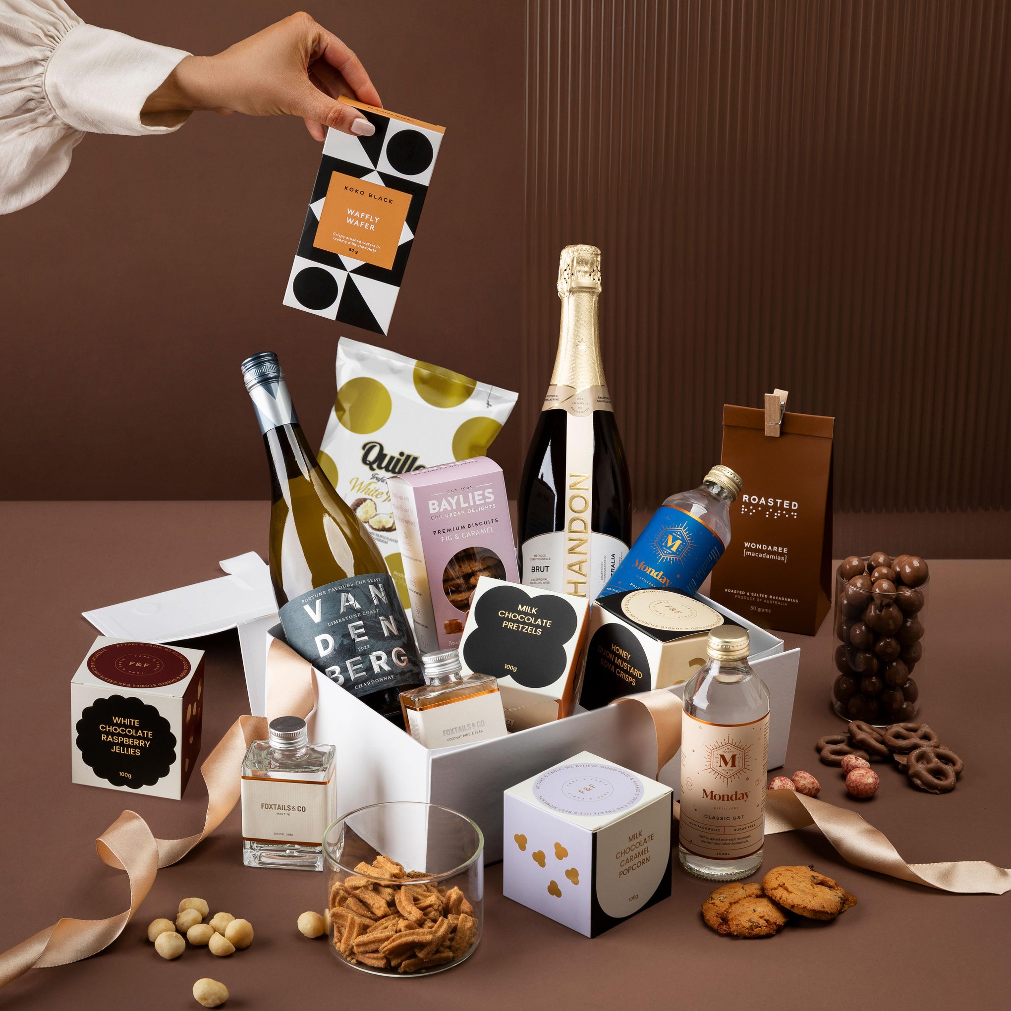 style-bundle-the-team-party-corporate-hampers-for-office-teams-with-snacks-and-chocolate-and-wine